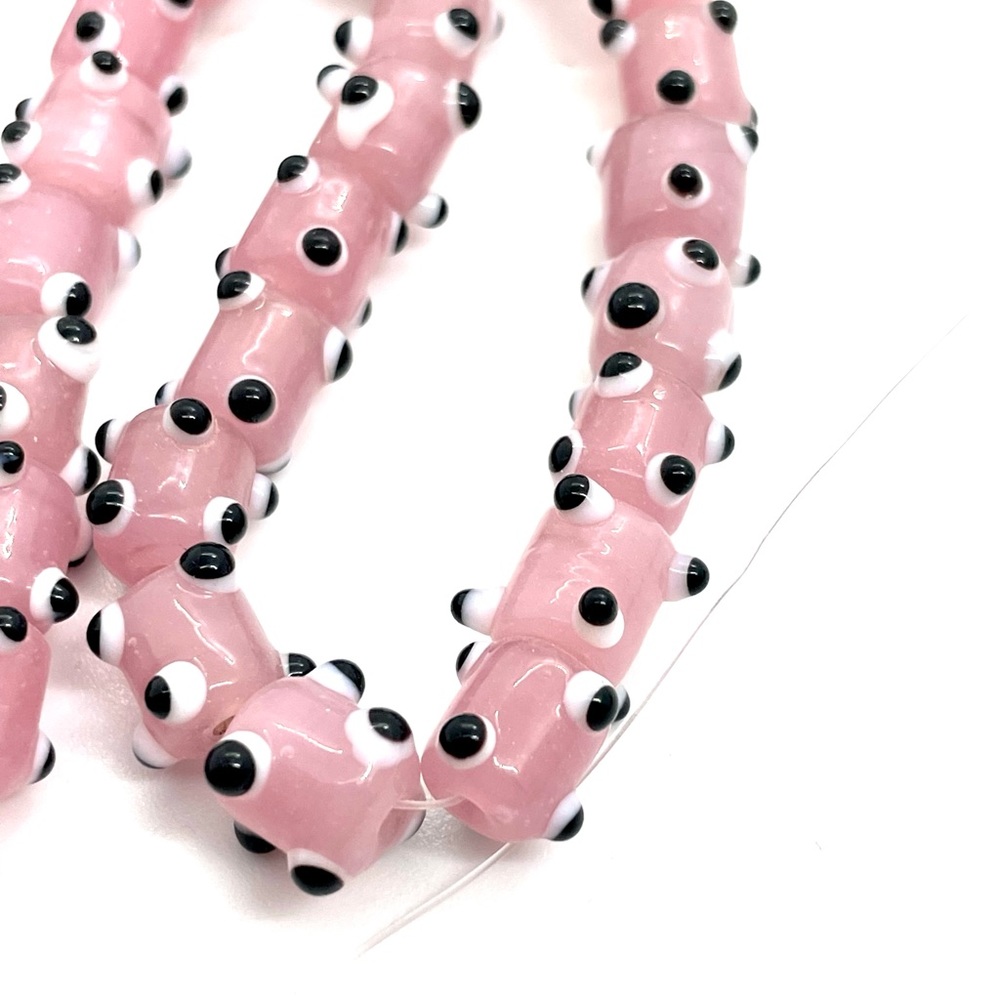 New Lampwork Pink Beads - Picture 2 of 3